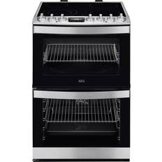 AEG Electric Ovens Ceramic Cookers AEG 6000 SteamBake CCB6741ACM Electric Cooker Stainless Steel