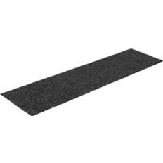 Gråa Trappmattor vidaXL Självhäftande Trappmattor 76x20 cm Rektangulär Grå
