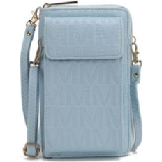MKF Collection Caddy Phone Wallet Crossbody - Light Blue