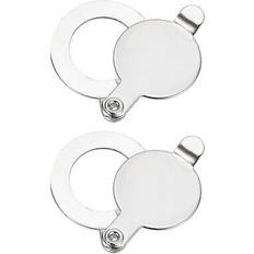 Door Eyes Uxcell 9/16" Peephole Cover 2 Pcs Bright Chrome