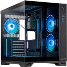 Chieftec ATX Computerbehuizingen Chieftec Visio Zwart Tempered Glass X 2