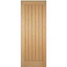 R Doors Mexicano Unfinished Oak Doors 2040 626 mm Oak Interior Door R (x)