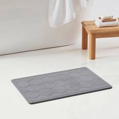 PVC Non-Slip Bath Mats Bibb Home Diatomaceous Earth Stone Bath Mat 15 x 23