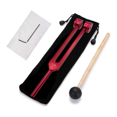 Red Tuning Equipment Kove Weighted Red Tuning Fork 128Hz
