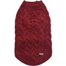 Pets Blueberry Pet Classic Fuzzy Textured Knit Pullover 14"
