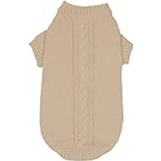 Pets Pet Brands Knitted Dog Jumper Ivory X-Small