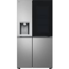 Wifi Fridge Freezers LG GSXE81PYBD American Fridge Freezer 628L Stainless Steel, Silver