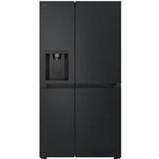 Black - Ice & Water Dispenser Fridge Freezers LG NatureFRESH 638 Litre Fridge Freezer Black