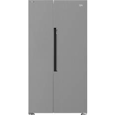 Beko american fridge freezer Beko HarvestFresh ASP342NDVPX Fridge Freezer Stainless Steel