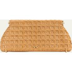 Cotton Clutches Cult Gaia Lillia Mini Woven Clutch Bag - Toasted Natural