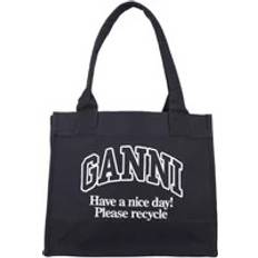 Denim Tote Bag & Shopper tasker Ganni Taske Dame - Sort