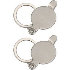 Door Eyes Uxcell Brushed Nickel Peephole Cover 2 Pcs