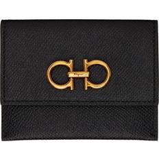 Ferragamo Gancini Credit Card Holder - Black