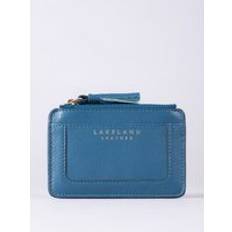 Lakeland Leather Coin and Card Holder - Blue