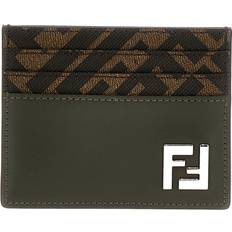 Fendi Wallets & Key Holders Fendi FF Squared Card Holder - Green