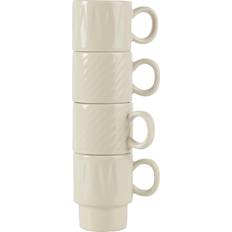 Sagaform Kopper Sagaform Espressokrus 4-pak Beige Kop
