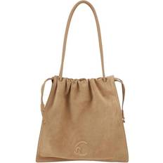 Suede Handbags Coccinelle Dulse Shoulder Bag - Cream