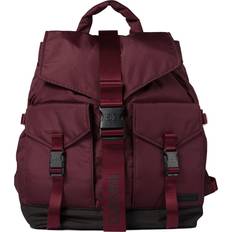 Ganni Ryggsäckar Ganni Technical Backpack with Adjustable Padded Straps - Red