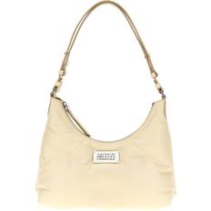 Maison Margiela Tasker Maison Margiela Quiltet Læder Hobo Taske Dame - Beige