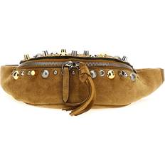 Suede Handbags Valentino Garavani Suede Belt Bag - Havana Beige