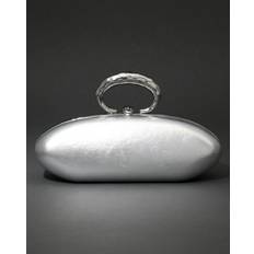 Or Pochettes Alexis Bittar Molten Bullet Minaudiere - Silver