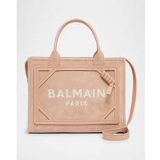Balmain Elegant Leather Crossbody Bag - Nude