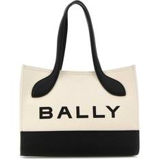 Bally Tasker Bally Canvas Keep On Handbag - Ivory