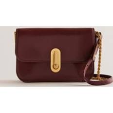 Ted Baker Borse a tracolla Ted Baker Kkaysa Polished Leather Crossbody Bag - Deep Purple/Red