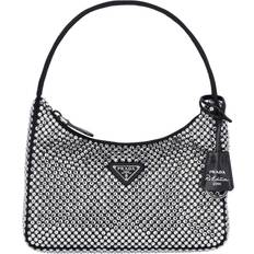 Prada Handbags Prada Rhinestone Mini Bag - Black