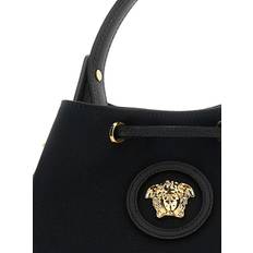 Kanvas Bucketväskor Versace Handväska - Svart
