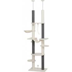 Pawhut Justerbar Klösträd 225 - 255 cm Vit