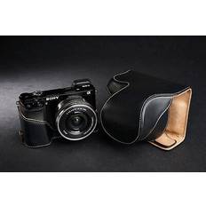 TP Original Genuine Real Leather Camera Case Bag Cover for Sony A6000