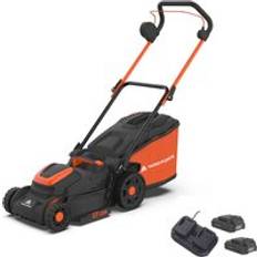 Yard Force LM C37B Cordless Lawnmower 40V 4.0Ah Battery Powered Mower