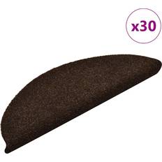 Carpets & Rugs vidaXL Stair Mats Self-adhesive 56 x 17 x 3 cm Set of 30 Brown