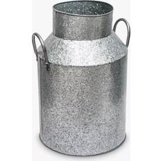 Pots, Plants & Cultivation Ivyline Galvanised Milk Churn Planter L33 x W28 x H43 cm