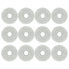 Melitt 12 Pack Washable Mopping Pads for Dreame L10S L10 L20 L30 X30