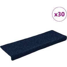Carpets & Rugs vidaXL Stair Mats Self Adhesive 30 Pcs Blue