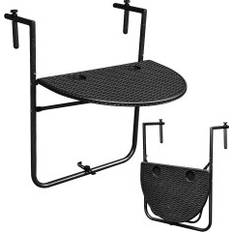 Metal Balcony Tables Modern Home Taitettava Parvekepöytä Musta