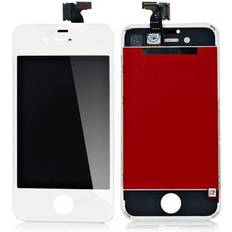 Reservskärmar PS Ytterglas Display LCD Digitizer till iPhone 4S
