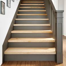 Carpets & Rugs vidaXL Stair Treads 12 Pcs 90x25x2 Cm Solid Wood Oak Natural