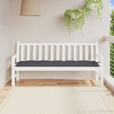 vidaXL Bänkdyna för Trädgården Antracit 180 x 50 x 7 cm Oxfordtyg Trädgårdsbänk