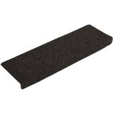 Carpets & Rugs vidaXL Stair Mats Self-adhesive 65 x 21 x 4 cm Dark Set of 30 Brown