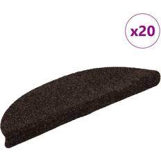 Carpets & Rugs vidaXL Stair Mats Self-adhesive 56 x 17 x 3 cm Set of 20 Brown