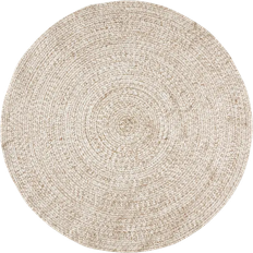 Tæpper & Skind Affari of Sweden JUNI Mat Natur/Hvid Ø150 cm