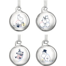 Muurla Moomin Let it Snow Clear Julgranspynt 5cm 4st