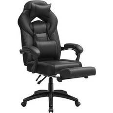Songmics Gaming Chair with Headrest and Lumbar Black
