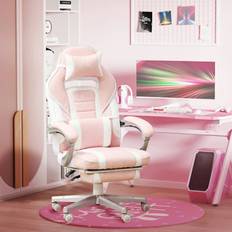 PU Leather Gaming Chair with Footrest 150 Degree