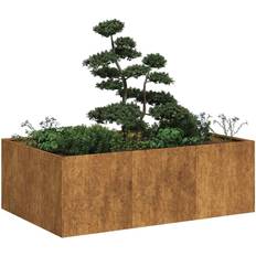 VidaXL Krukor & Planteringskärl vidaXL Planteringskärl Rostig 120x80x40 cm Väderbeständigt Stål