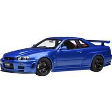 AUTOart DiecastModelsWholesale, Nissan Skyline GT-R R34 Nismo Z-TUNE RHD (Right Hand Drive) Bayside Blue 1/18 Model Car
