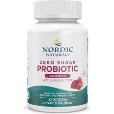 Immune System Gut Health Nordic Naturals Zero Sugar Probiotic Gummies Strawberry Watermelon 40 pcs